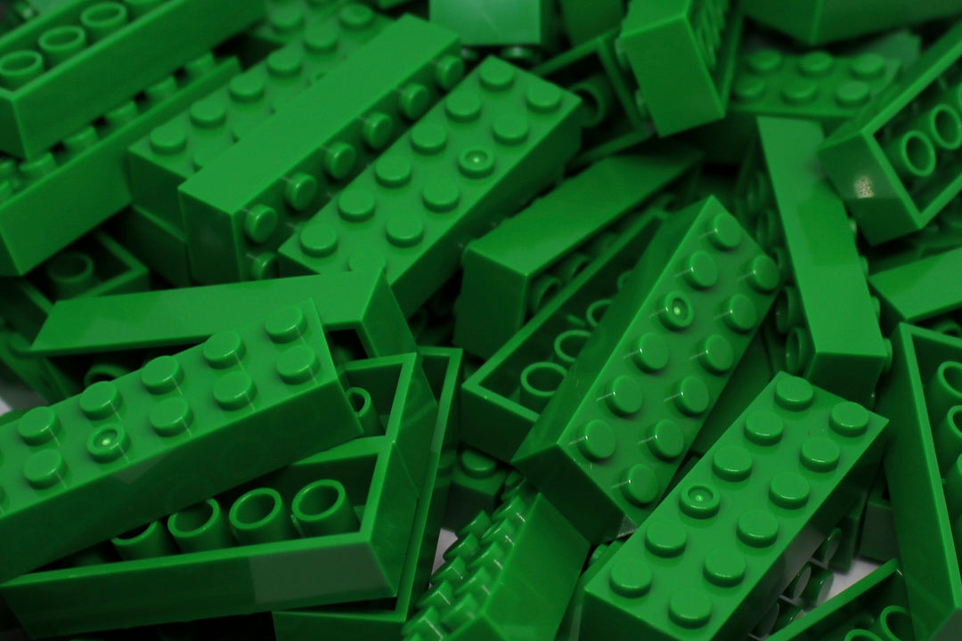 2x6 Stud Bricks 80 Pack (Green)