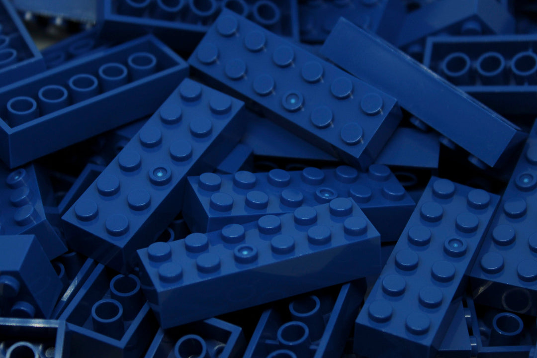 2x6 Stud Bricks 80 Pack (Royal Blue)