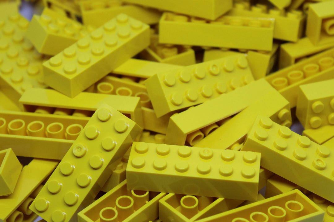 2x6 Stud Bricks 80 Pack (Yellow)