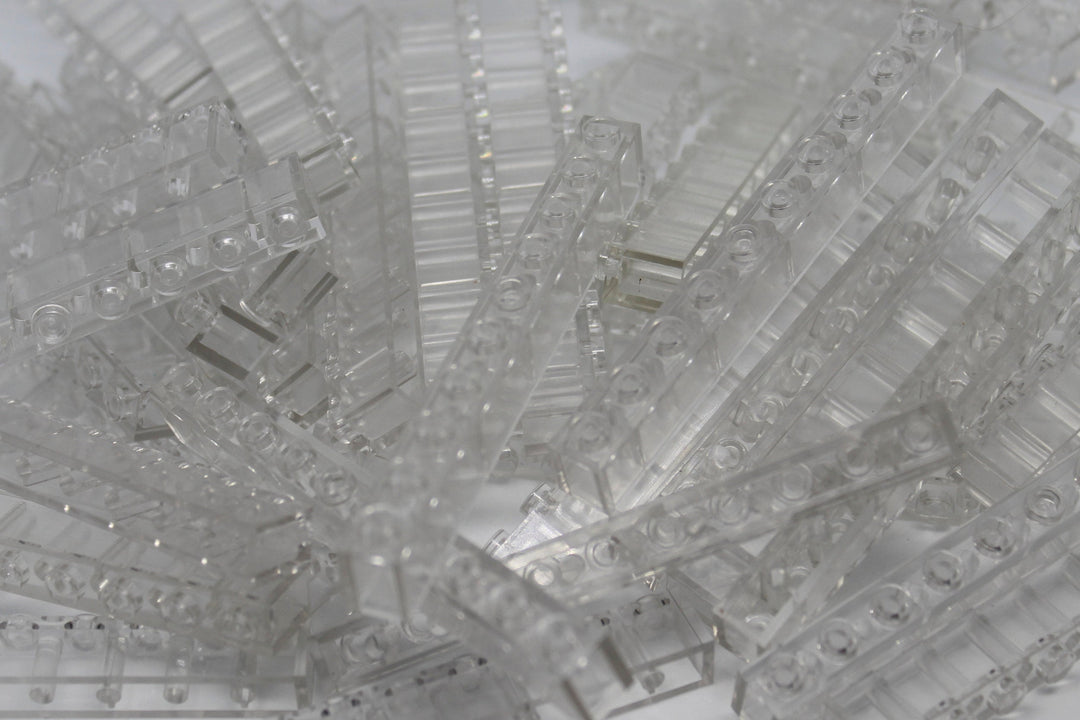 1x10 Stud Bricks 50 Pack (Clear)