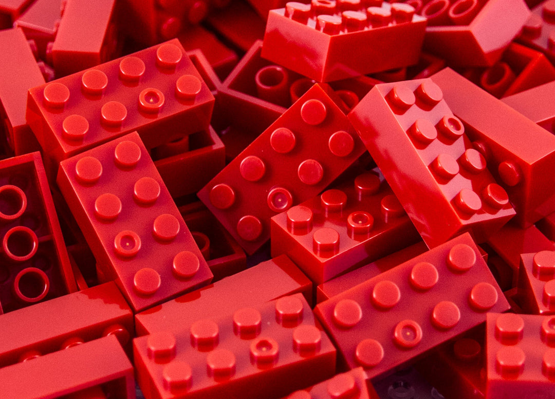 2X4 Brick 100 Pack (Red)