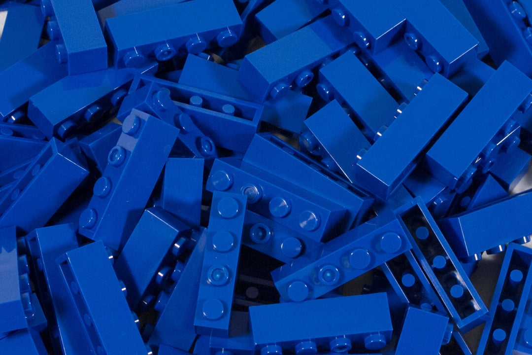 1x4 Stud Brick 100 Pack (Royal Blue)