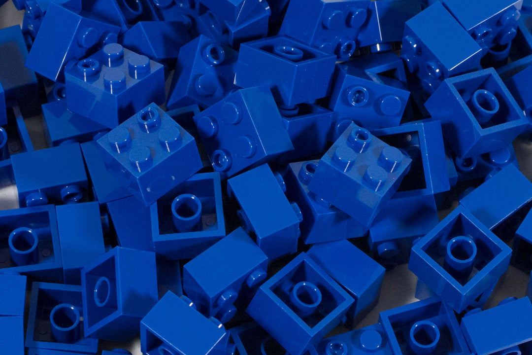 2x2 Stud Brick 100 Pack (Royal Blue)