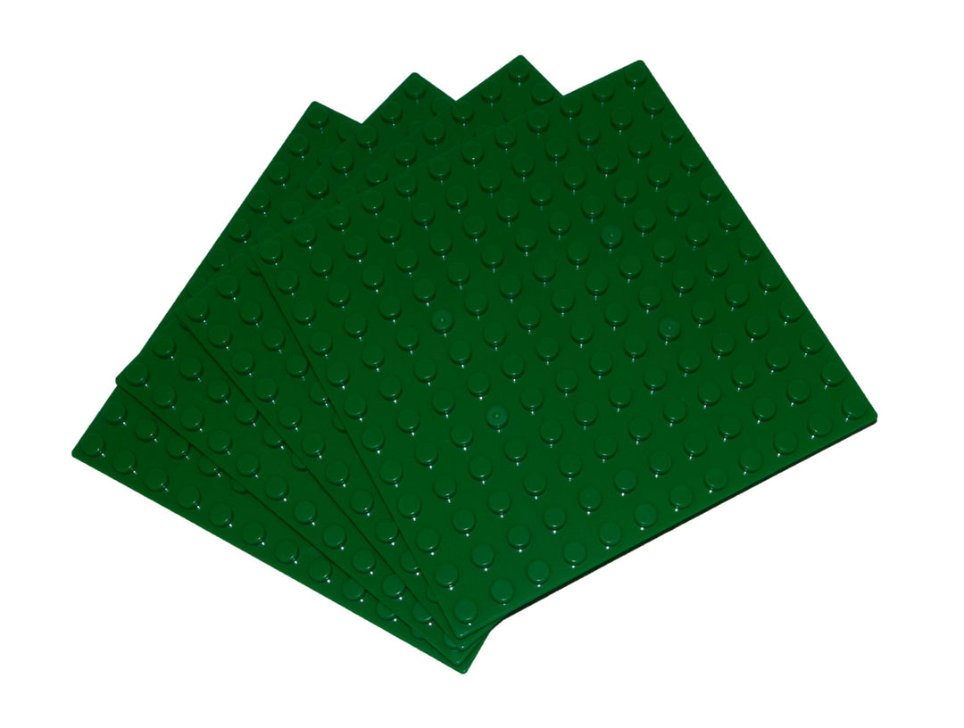 12x12 Stud Baseplate 4 Pack (Green)