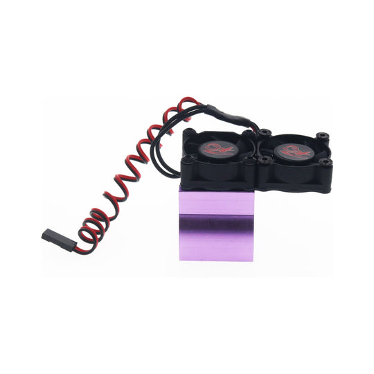 36mm RC Motor Cooling Fan with Aluminum Heatsink for 540, 550, 3650, and 3660 Motors