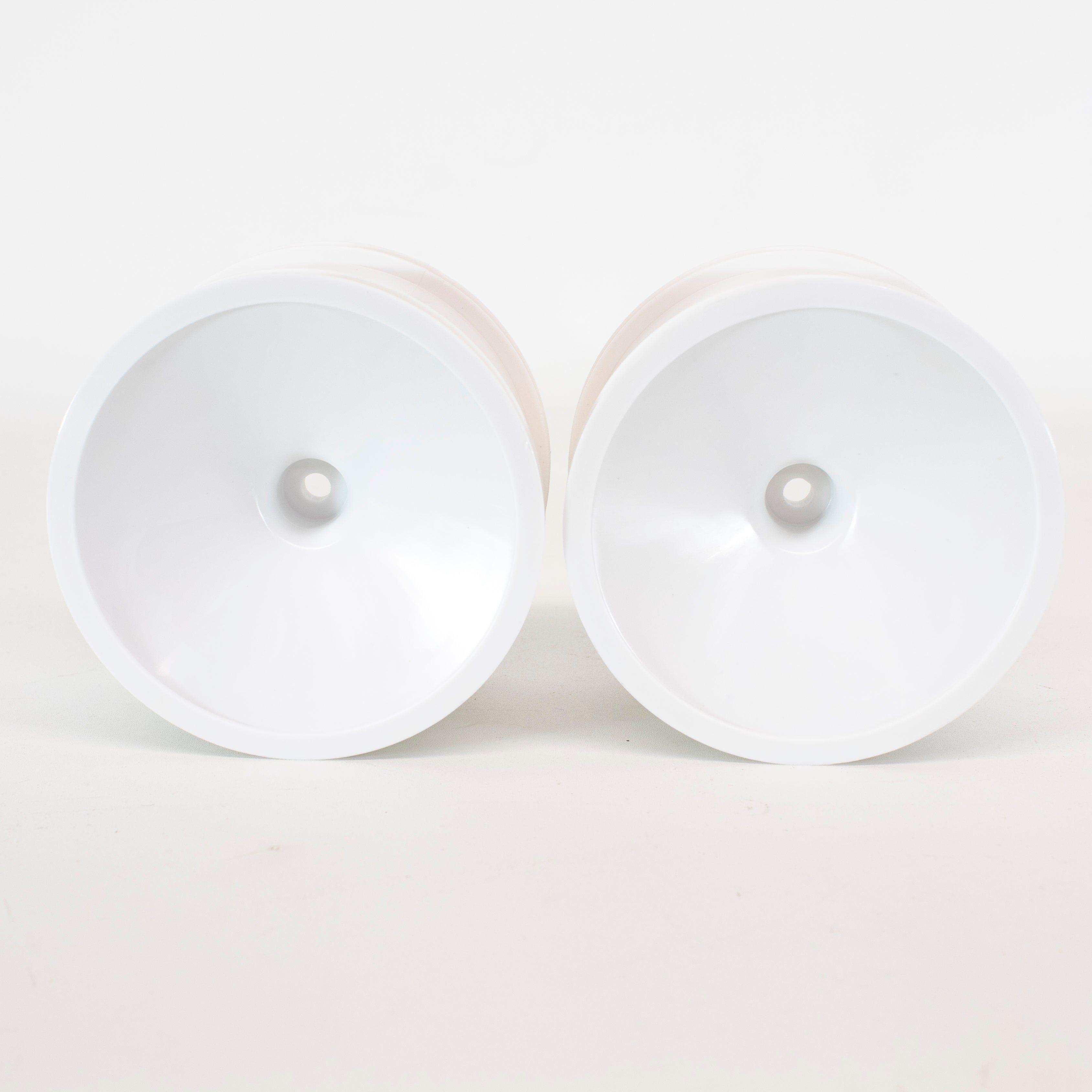 IMEX 2.8 White Dish Rims (1 pair) Front