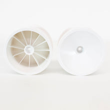 Load image into Gallery viewer, IMEX 2.8 White Dish Rims (1 pair) Front
