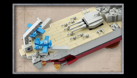 IMEX Oxford Missouri US Navy Battleship BB-63