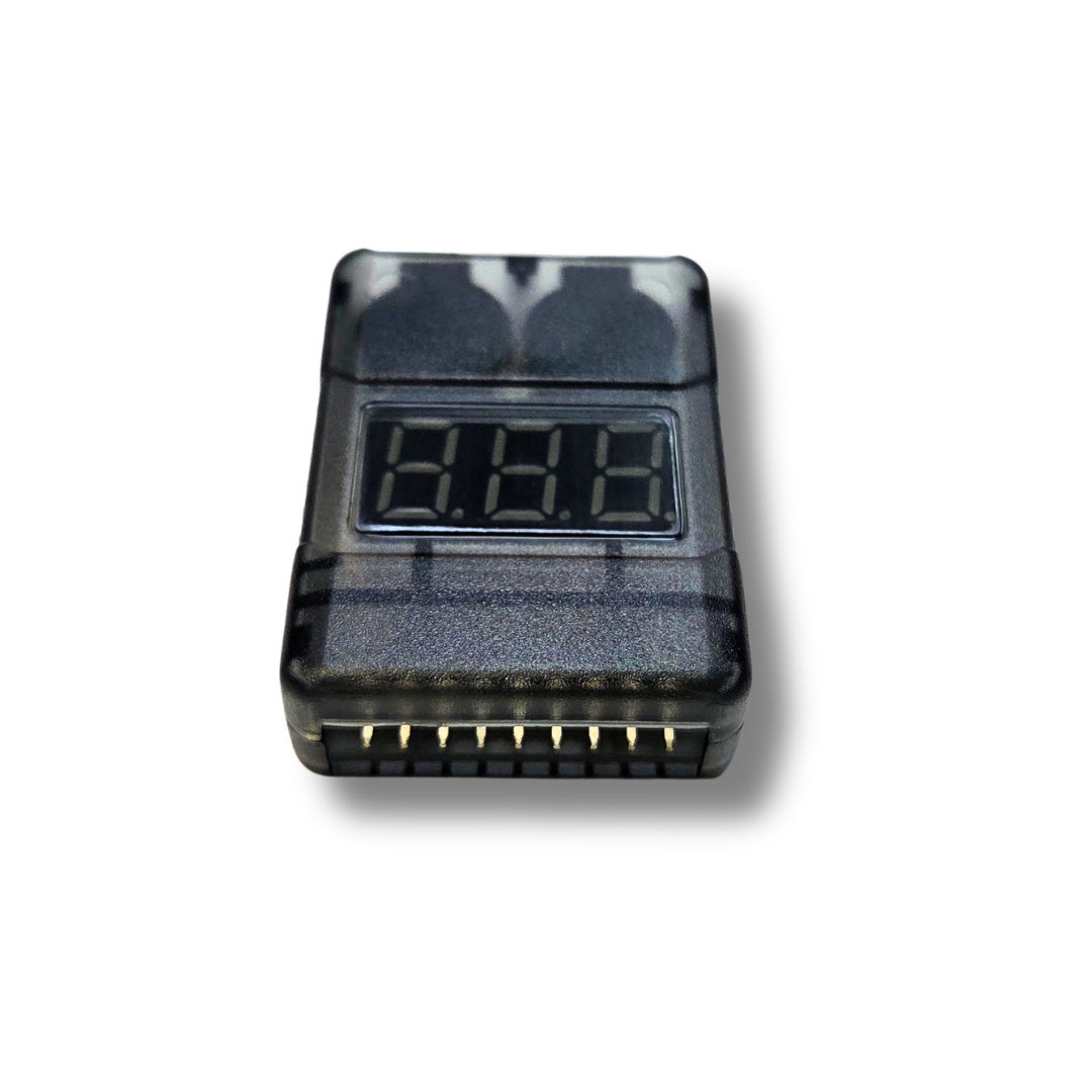 G.T. Power LBVT/LVBA 1-8S LiPo Battery Voltage Tester & Low Voltage Alarm