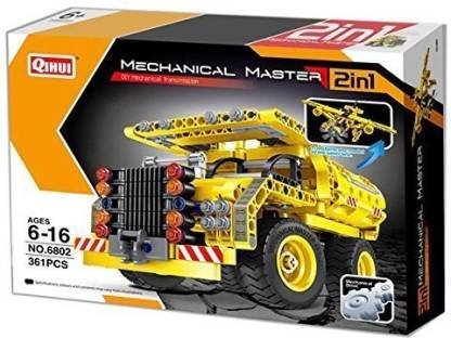 TECH BRICKS 2IN1 DUMP TRUCK  361 PCS
