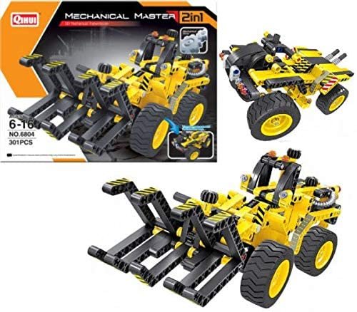 TECH BRICKS 2IN1 TIMBER GRABBER 301 PCS