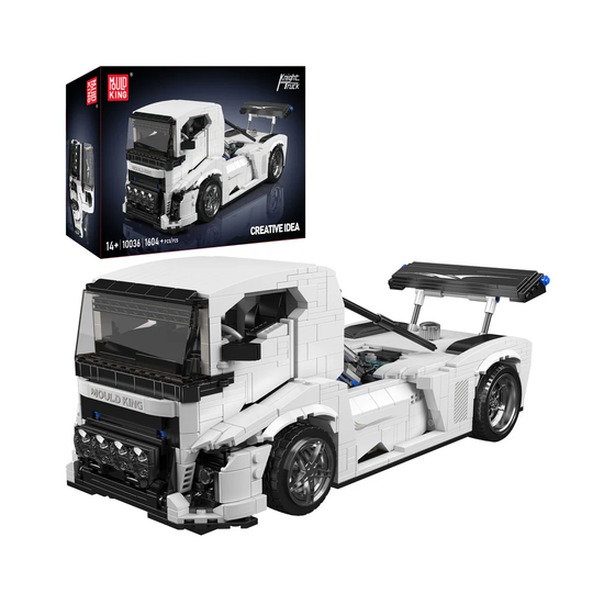 Mould King 10036 Racing Truck Model Building Set (1604 Pieces)