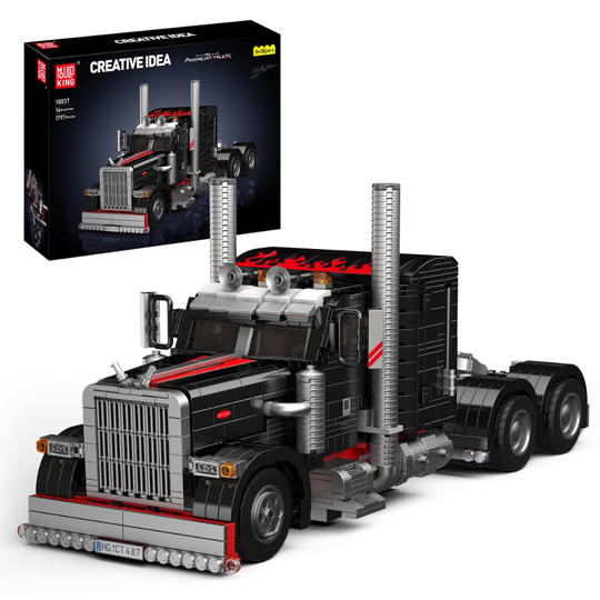 Mould King 10037 American Semi Truck Model Building Set (1797 Pieces)