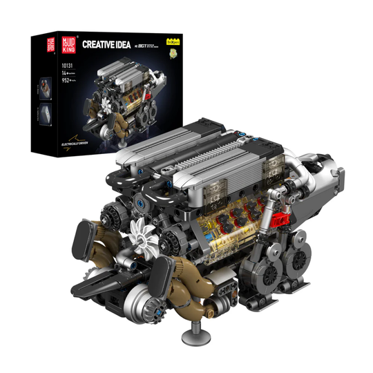 Mould King BGT-Style Motorized W16 Engine Building Set (952 Pieces)