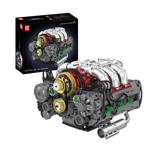 Mould King Flat-6 Motorized Engine Building Set (609 Pieces)