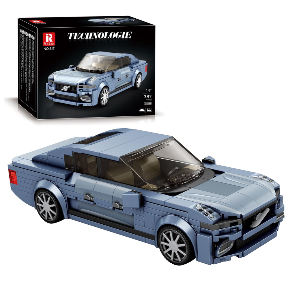 Reobrix 817 Volvo S90-Style Building Set (387 pcs)