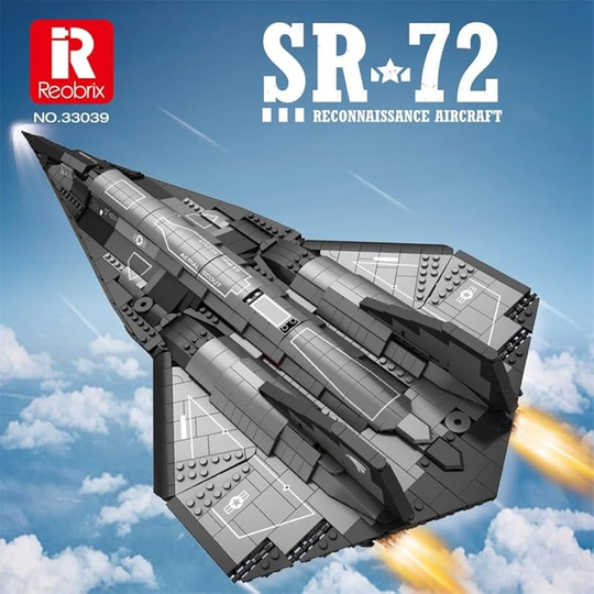 Reobrix 33039 SR-72 “Darkstar” Hypersonic Recon Aircraft Building Set