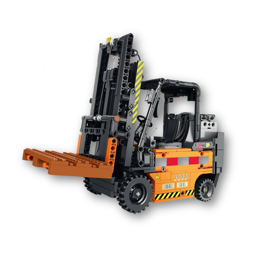 Reobrix RC Forklift Remote Control Construction Building Set – 772 Pieces