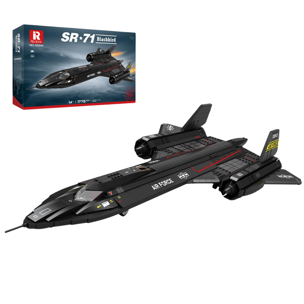 Reobrix 33041 SR-71 Blackbird Supersonic Reconnaissance Aircraft Building Set