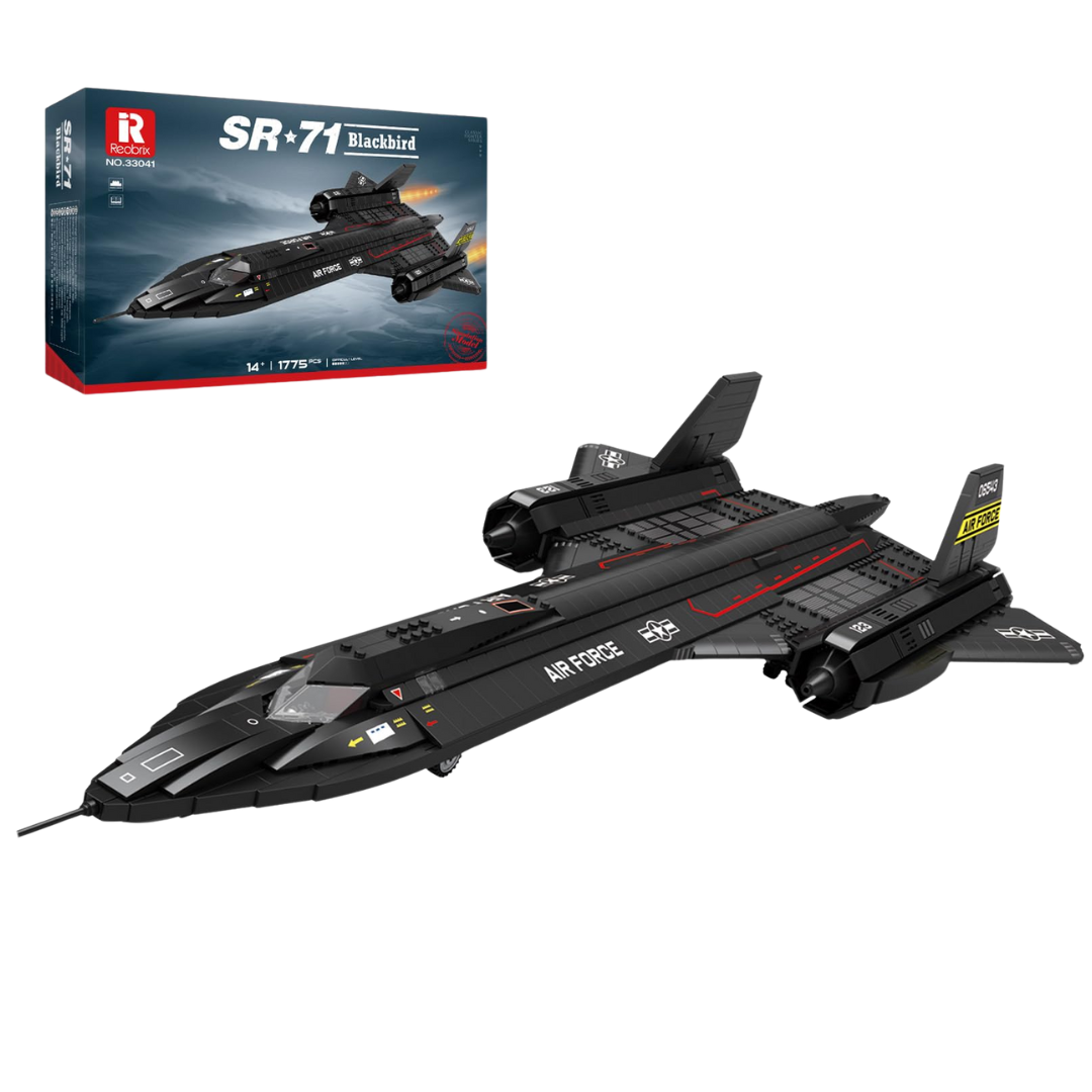 Reobrix 33041 SR-71 Blackbird Supersonic Reconnaissance Aircraft Building Set