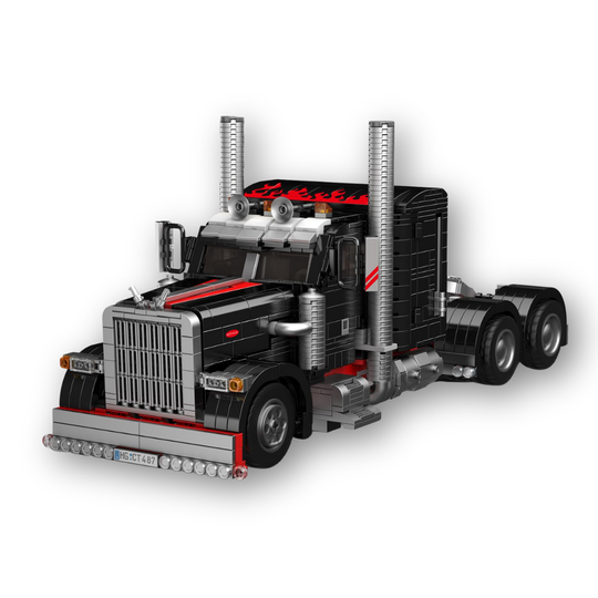 Mould King 10037 American Semi Truck Model Building Set (1797 Pieces)
