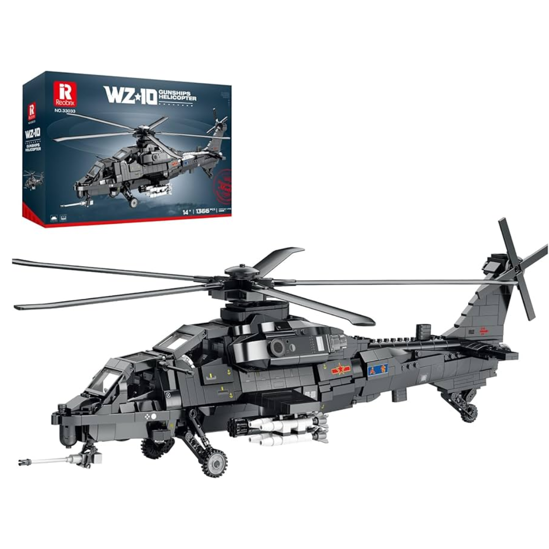 Reobrix WZ-10 Attack Helicopter Building Set