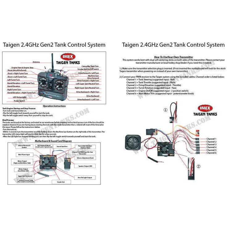 Taigen Sound Card (Choose Tank Sounds) - Taigen Tanks