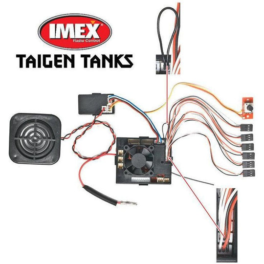 Taigen V3 2.4GHz Upgrade Kit (TX/MB/Sound Card/Speaker) - Taigen Tanks