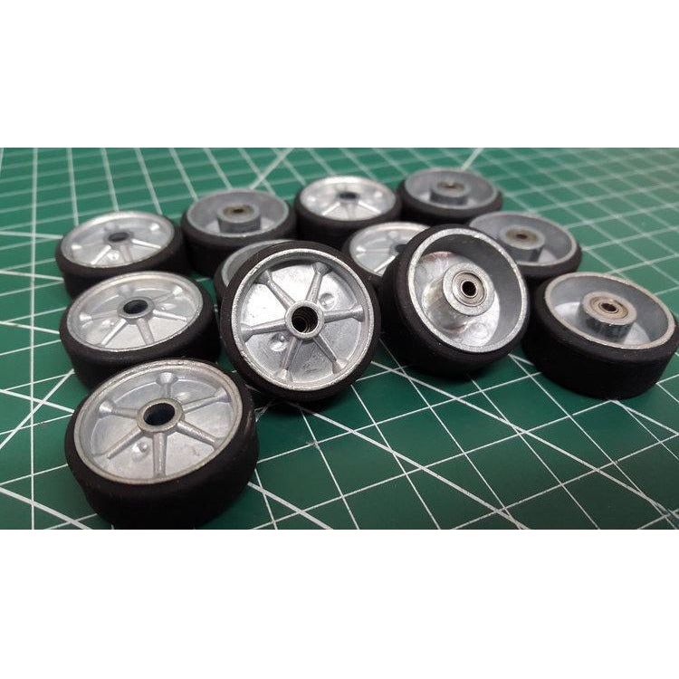 Sherman 76mm Metal Road Wheel Set w/ Bearings