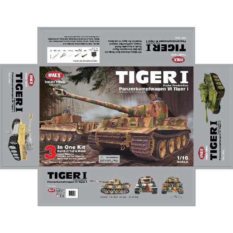 Tiger 1 Early Version Metal Edition KIT (V3 Electronics Options!)