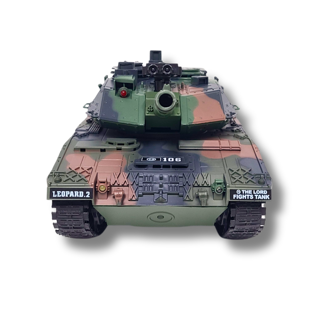 Military Vehicle Rc Battle Tank Leopard Ii A5 HEN3809 1/24 Tank