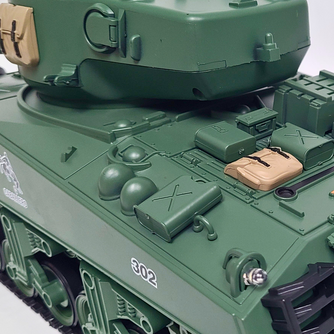 Tank RC Char Radiocommandé U.S. M4A3 Sherman 1/16 ème IR Tank RC Char Radiocommandé U.S. M4A3 Sherman 1/16 ème IR