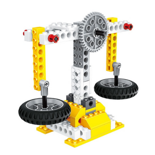 WANGE 1405 Power Machinery – STEM Domino, Windmill, and Lunar Vehicle Kit