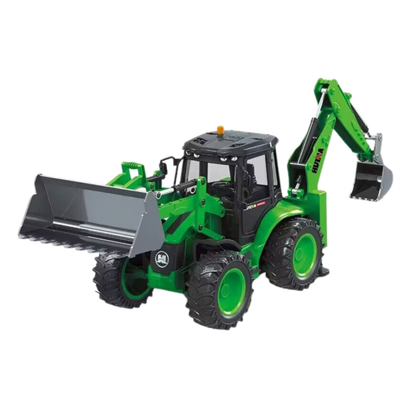 Huina 11579 2.4GHz 1/14 RC Backhoe Loader with Dual Operating Arms