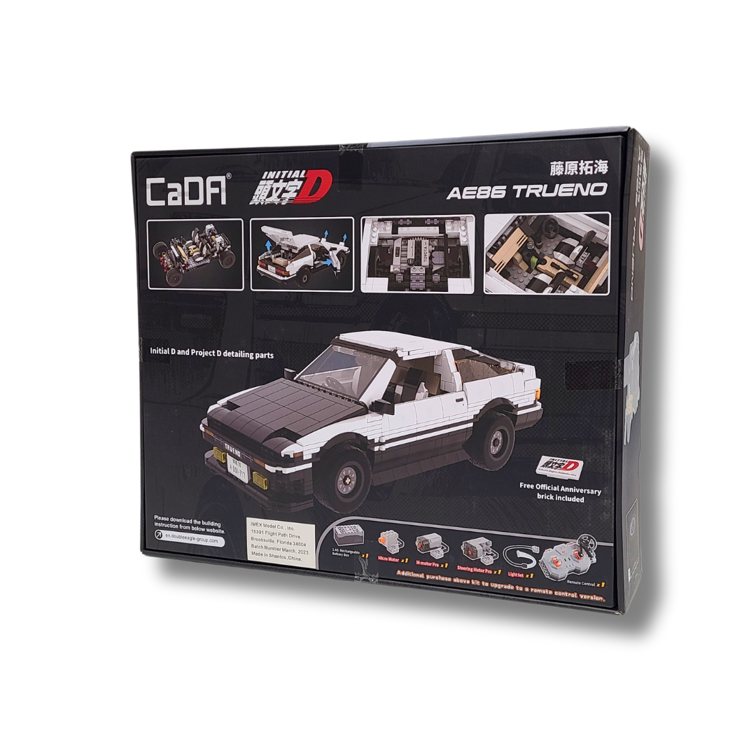 CaDA Toyota AE86 Trueno Brick Model Kit