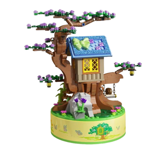 Panlos Creative Music Box Series – Tree House Music Box, Model 656017 (591 Pieces)