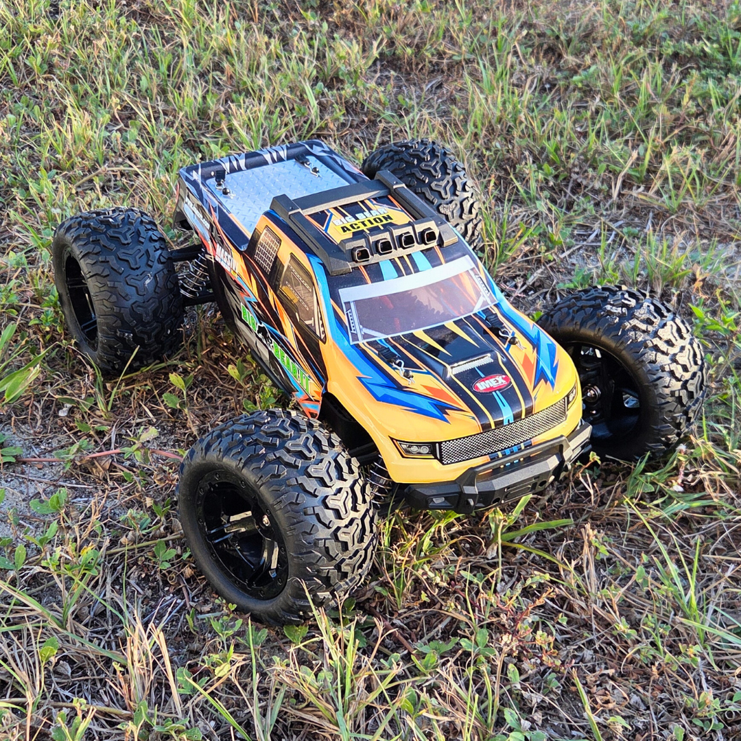 IMEX Big Bear II 4x4 Brushless RC Monster Truck Bundle – Includes Spare 2S LiPo, Fireproof Bag & Free Shipping
