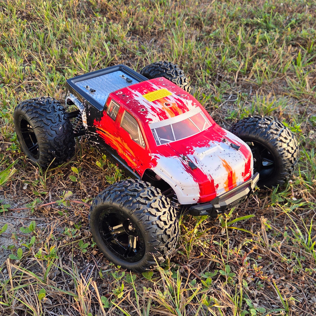 IMEX Big Bear II 4x4 Brushless RC Monster Truck Bundle – Includes Spare 2S LiPo, Fireproof Bag & Free Shipping