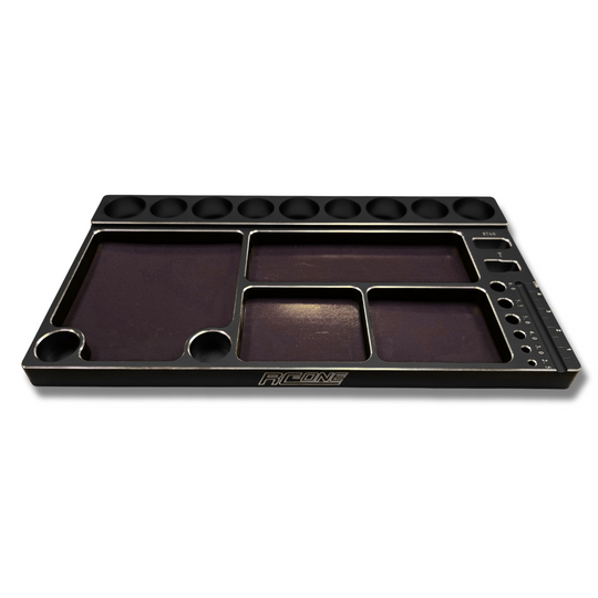 Aluminum Multifunctional Maintenance Tool Stand with Screw Tray — 200×110×14mm (4 Colors)