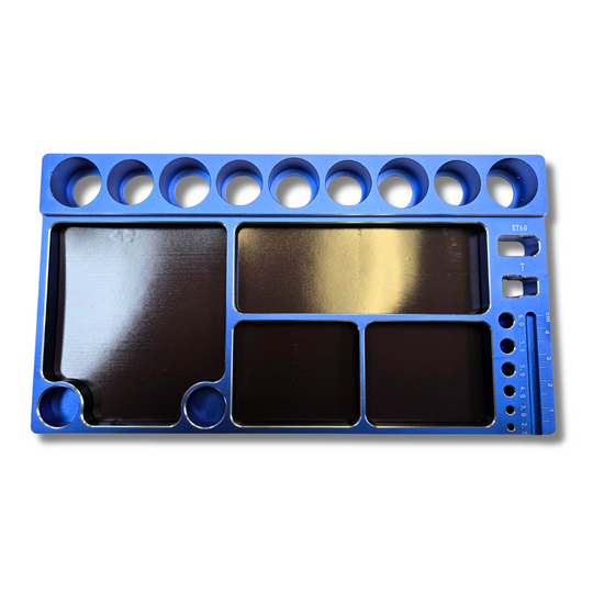 Aluminum Multifunctional Maintenance Tool Stand with Screw Tray — 200×110×14mm (4 Colors)