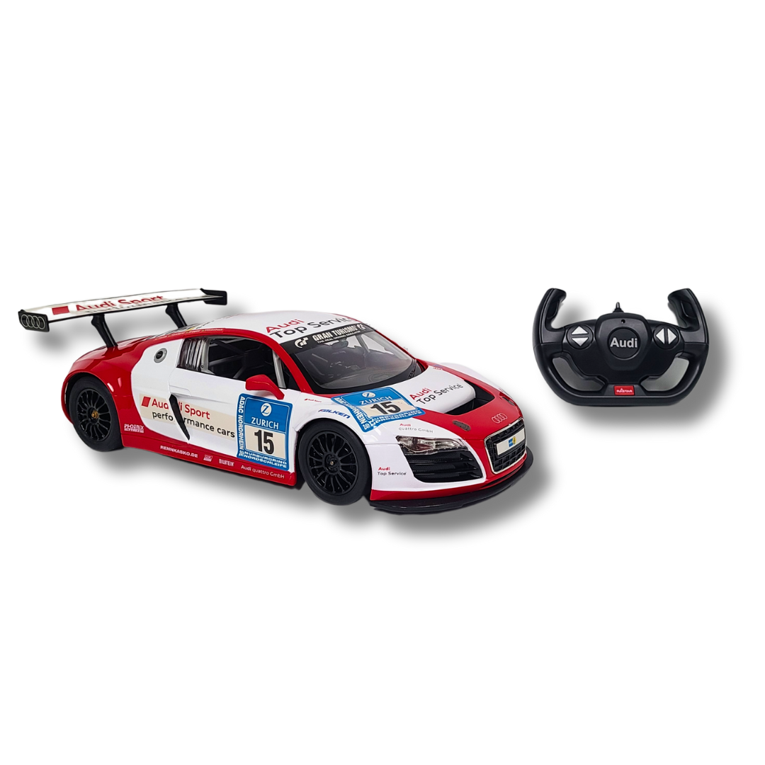 Rastar 1:14 Scale Audi R8 LMS RC Car – Officially Licensed Remote Rastar 1:14 Scale Audi R8 LMS RC Car – Officially Licensed Remote