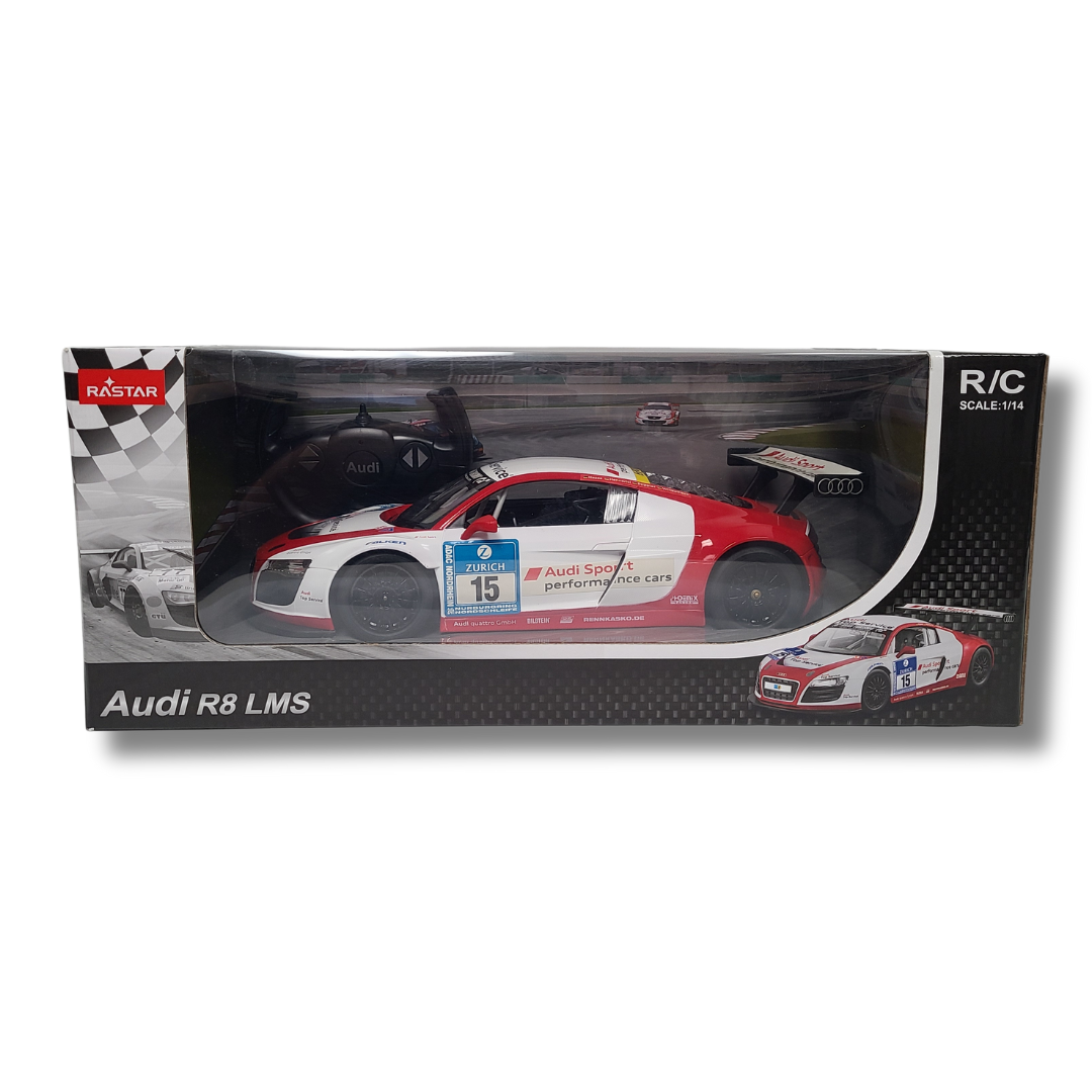 Rastar 1:14 Scale Audi R8 LMS RC Car – Officially Licensed Remote Rastar 1:14 Scale Audi R8 LMS RC Car – Officially Licensed Remote