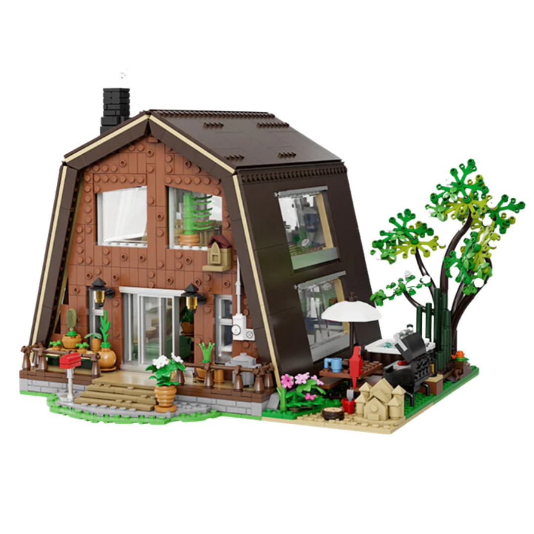Pantasy 85003 Forest Cabin – 2,000+ Piece Modular Nature Retreat Building Set