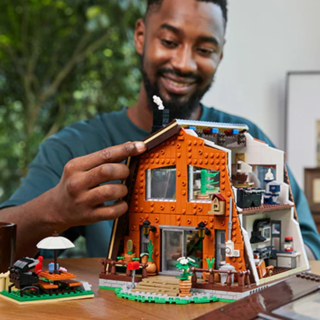 Pantasy 85003 Forest Cabin – 2,000+ Piece Modular Nature Retreat Building Set