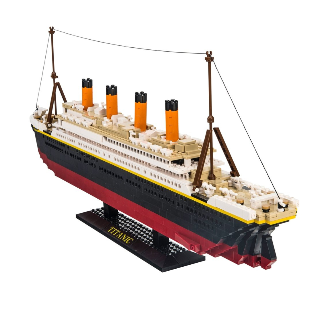 IMEX Oxford Titanic Ship Brick Set – 907-Piece Historical Ocean Liner Model for Maritime Fans & Collectors