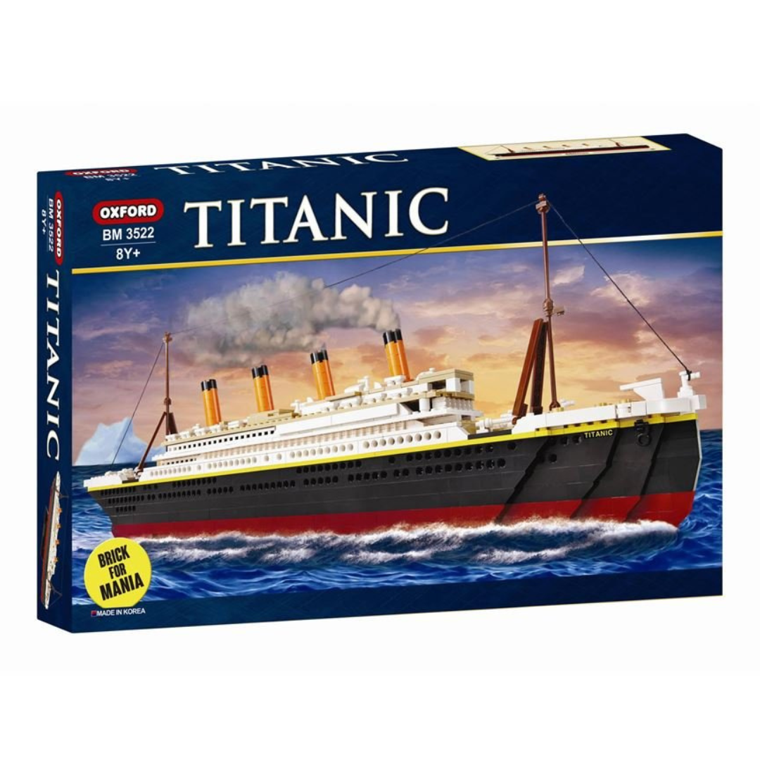 IMEX Oxford Titanic Ship Brick Set – 907-Piece Historical Ocean Liner Model for Maritime Fans & Collectors