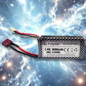IMEX 2S 1600mAh 7.4V LiPo Battery – 30C High-Powered Performance with Deans Connector