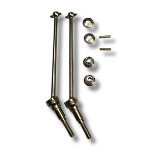 Front Universal Shafts, Lock Nuts, & Pins - Exterminator / Big Bear II