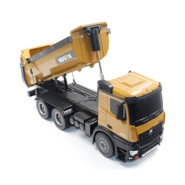 Huina 11573 2.4GHz 1/14 RC Dump Truck with Die-Cast Bed