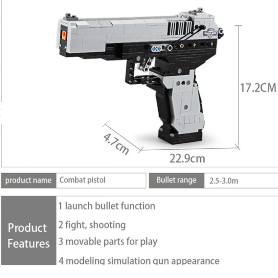 CaDA M23 Semi-Automatic Pistol Brick Model Kit